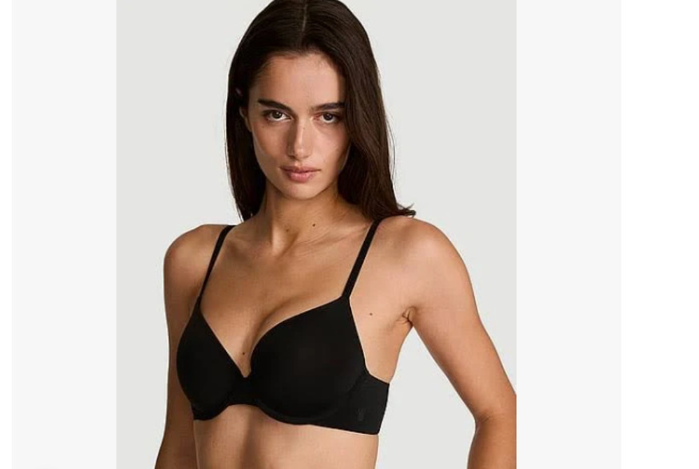 Victoria’s Secret Perfect Shape Push Up Size 36DD Black New With Tags NEW NWT
